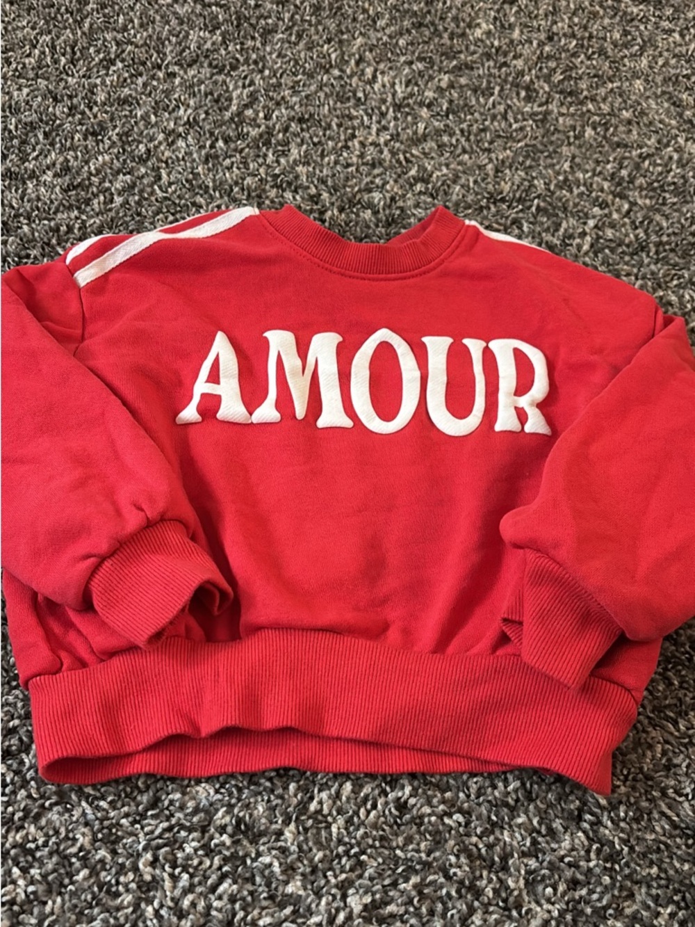 Grayson Mini Red Toddler Sweater